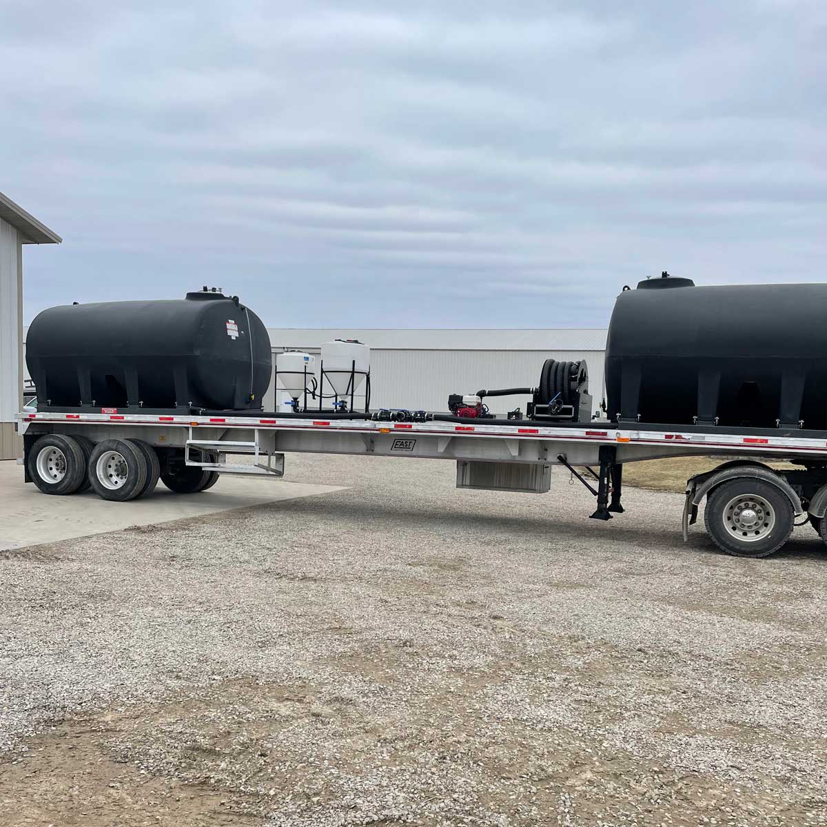 Nurse trailer at Dahl Farm Supply