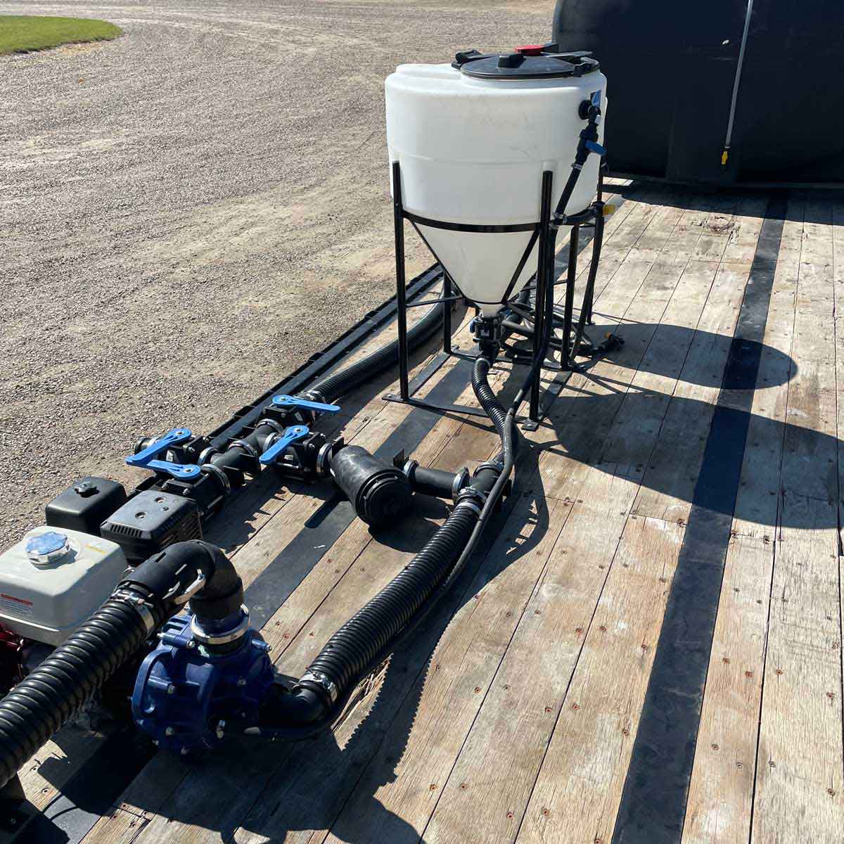 Nurse trailer at Dahl Farm Supply
